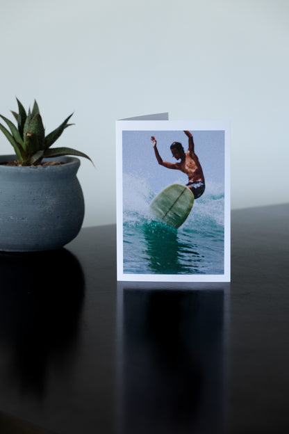 Surfer on Film Art Card - Steffi Jade